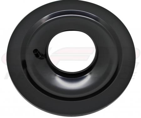 Chevrolet / Ford / Mopar Universal 14" Flat Air Cleaner Base, Black Finish