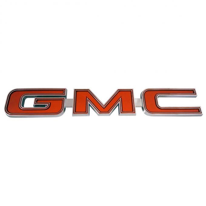 Trim Parts 1975-80 GMC Truck/Jimmy Tailgate Trim Panel Emblem W/Fasteners, Each 9872