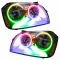 Oracle Lighting SMD Pre-Assembled Headlights, Chrome Bezel, ColorSHIFT, Simple 7157-504