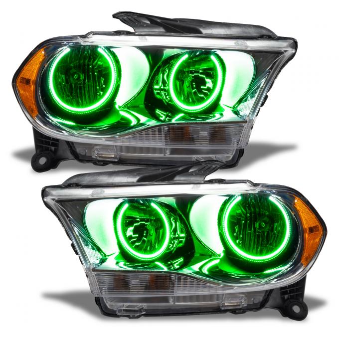 Oracle Lighting SMD Pre-Assembled Headlights, Halogen, Chrome Bezel, Green 7101-004