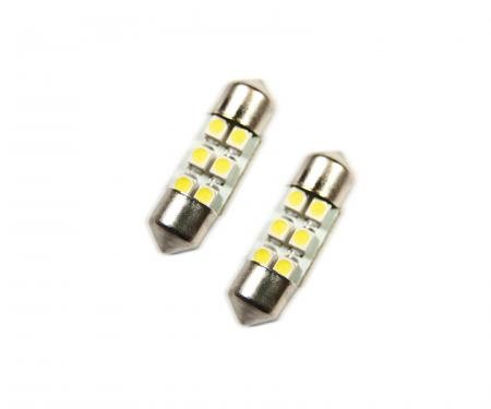 Oracle Lighting 31mm 6 LED SMD Festoon Bulbs, Cool White, Pair 5201-001