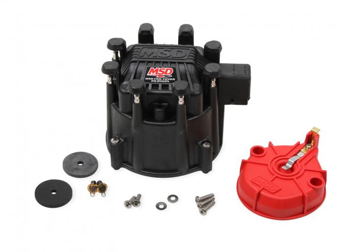 MSD Black Extreme Output HEI Cap/Rotor Kit 84025