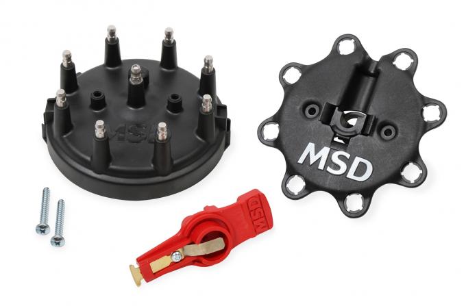 MSD Black, Distributor Cap/Rotor Kit, /Ford V8 TFI 84823