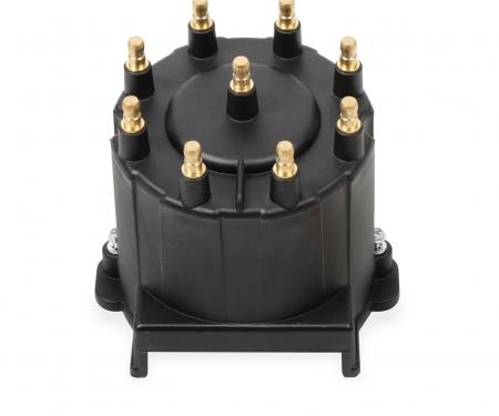 MSD Black Distributor Cap, GM HEI, Late Model, Ext Coil 84263