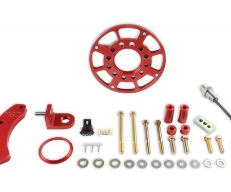 MSD Crank Trigger Wheel Kit, Flying Magnet, Hall Effect, SBF, Windsor 86401