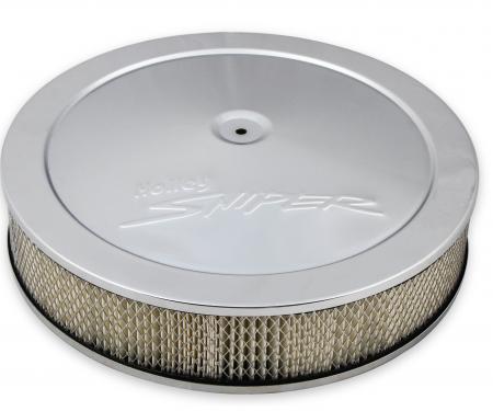  Holley 120-400: Oval Air Cleaner, Finned : Automotive