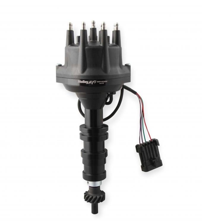 Holley EFI Dual Sync Ford FE Distributor, Black 565-205BK