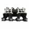 Holley EFI Holley LS EFI Manifold, 2x4 Dual Plane LS3/L92, Black 300-134BK