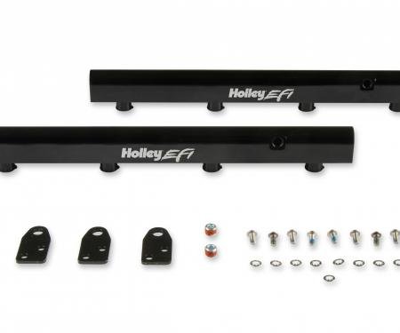 Holley EFI Hi-Flow Billet Fuel Rails for Coyote Engines 534-283