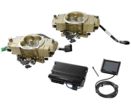 Holley EFI Terminator X Stealth 4150 2x4, Gold 550-1076