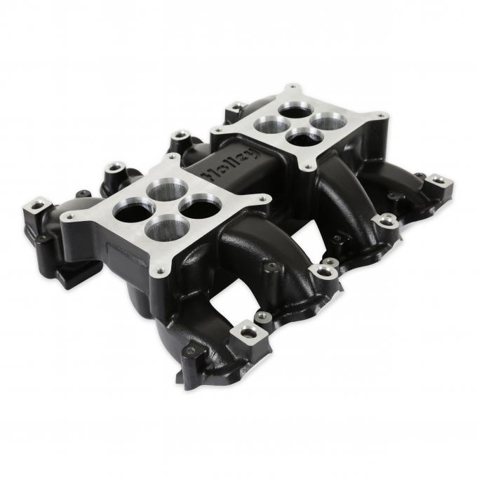 Holley EFI Holley LS EFI Manifold, 2x4 Dual Plane LS3/L92, Black 300-134BK