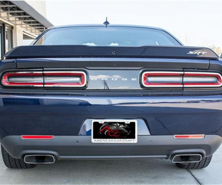 American Car Craft 2015-2019 Dodge Challenger Satin Tail Light Trim 4pc 152027