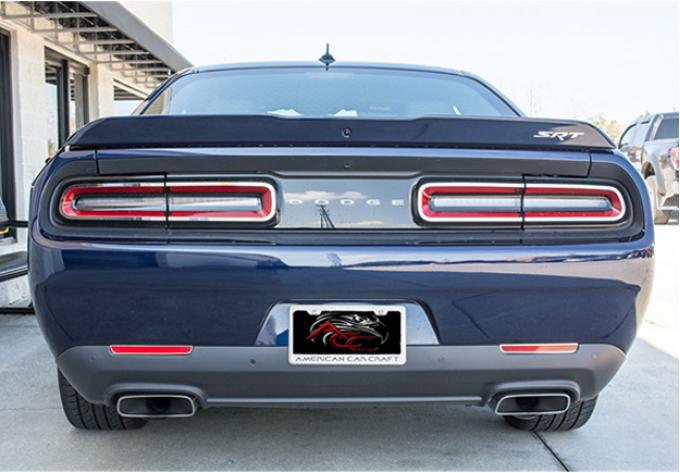 American Car Craft 2015-2019 Dodge Challenger Satin Tail Light Trim 4pc 152027