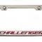 Custom License Plate Frame with CHALLENGER Lettering - Choose Vinyl or LED Color 152023