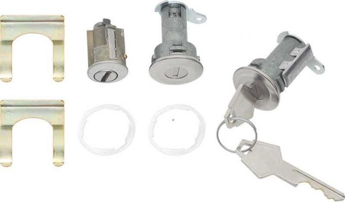 Southwest Repro Ignition & Door Lock Kit w/o Illumination, 66-68 A-Body B-Body A-280547