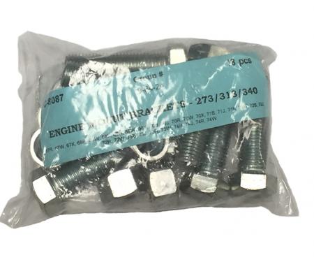 AMK Products Inc 67-74 Mopar 273/318/340/360 Engine Mount Bracket Bolt Set H-C-8087