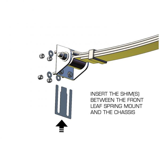 Hotchkis Sport Suspension Leaf Spring Shim Kit Leaf Spring Thrust Shim Kit 3003