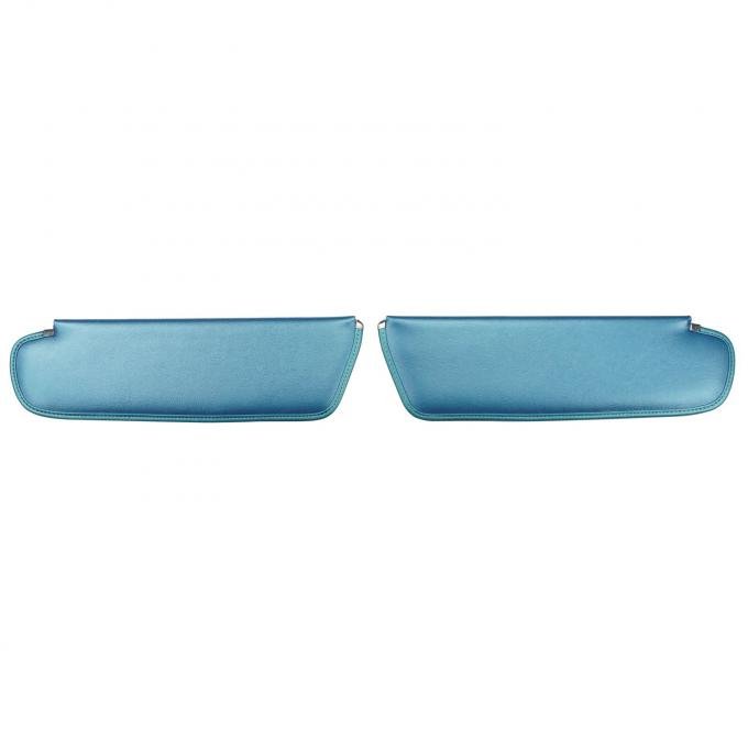 PUI Interiors 1972-1973 Chysler B-Body Coach Bright Blue Sun Visors SVKR8723C