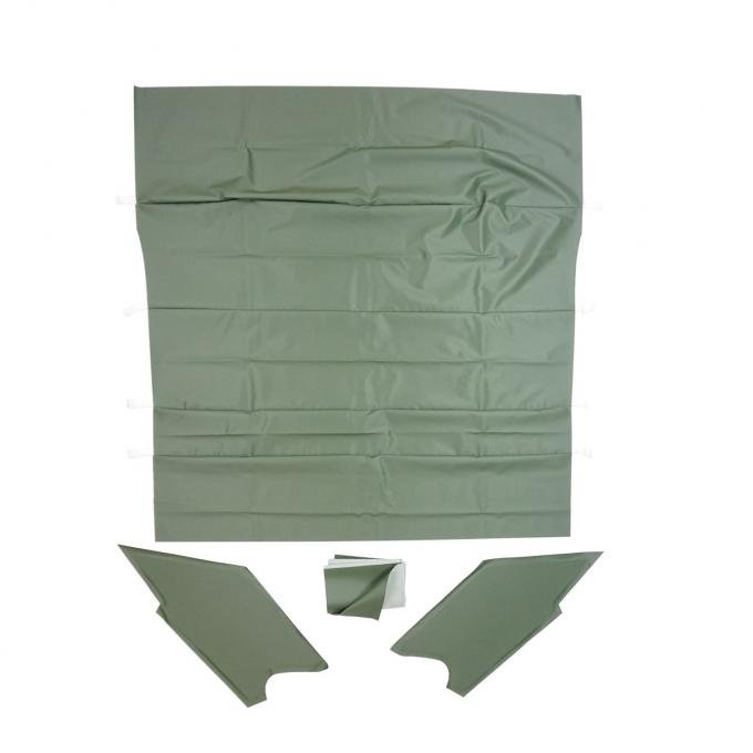 PUI Interiors 1971-1974 Mopar B-Body 4-Bow Dark Green Headliner AH761109