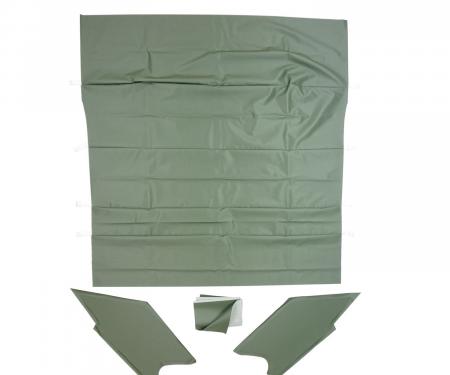 PUI Interiors 1971-1974 Mopar B-Body 4-Bow Dark Green Headliner AH761109