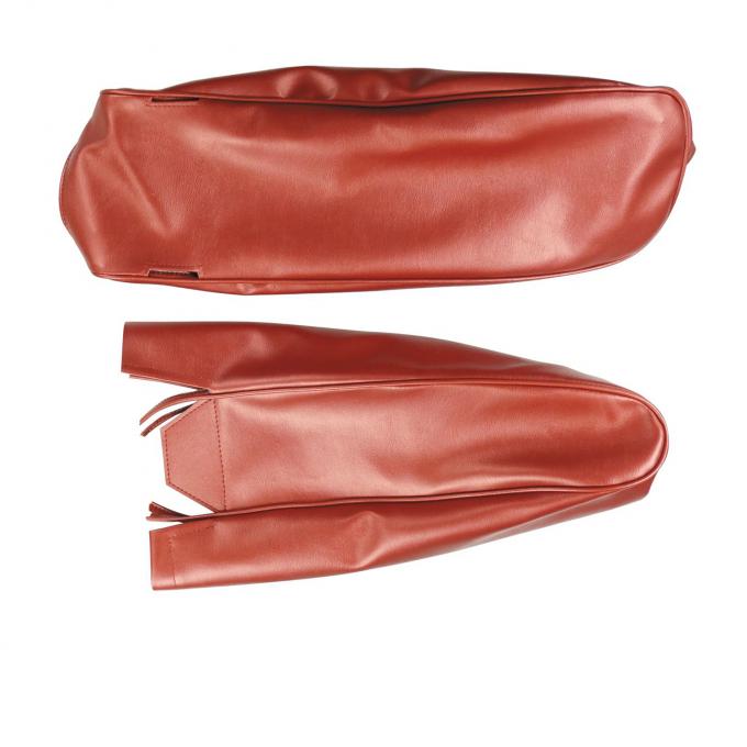 PUI Interiors 1966-1967 Coronet/Satellite/GTX Metallic Red Center Arm Rest Cover 66KRA710F