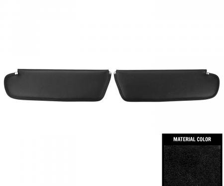 PUI Interiors 1972-1972 Dodge Challenger Coach Black Sun Visors SVKC210C