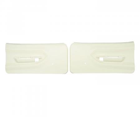 PUI Interiors 1970-1974 Plymouth Cuda Standard Pre-Assembled White Front Door Panels 70KDB37-P