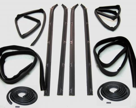 Fairchild Industries Belt Weatherstrip--Window Channel--Door Seal Kit, Front Upper & Division Bar Inner & Outer Driver Side & Passenger Side KD1002-10A