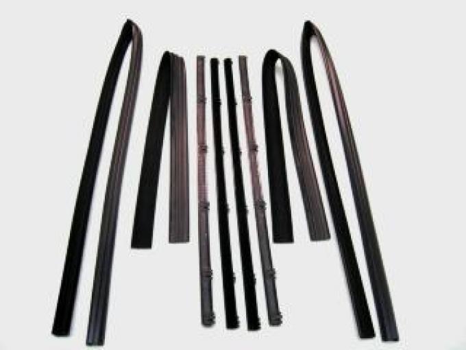 Fairchild Industries Belt Weatherstrip--Window Channel Kit, Front or Rear Upper & Division Bar Inner & Outer Driver Side & Passenger Side KD1013