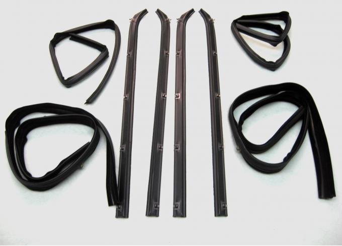 Fairchild Industries Belt Weatherstrip--Window Channel Kit, Front Upper & Division Bar Inner & Outer Driver Side & Passenger Side KD1002A