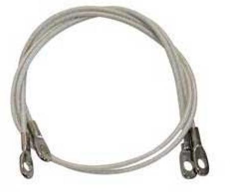 AMD 70 Mopar B-Body 70-74 Barracuda 23" Hood Pin Cables (Sold as a Pair) F-HPC23