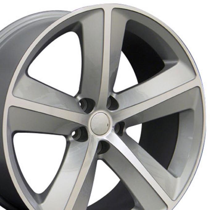 OE Replica Wheels DG05 - 20" Replica Wheel DG05 Fits Dodge Charger SRT Rim 20x9 Silver Wheel DG05-20090-5115-20MS