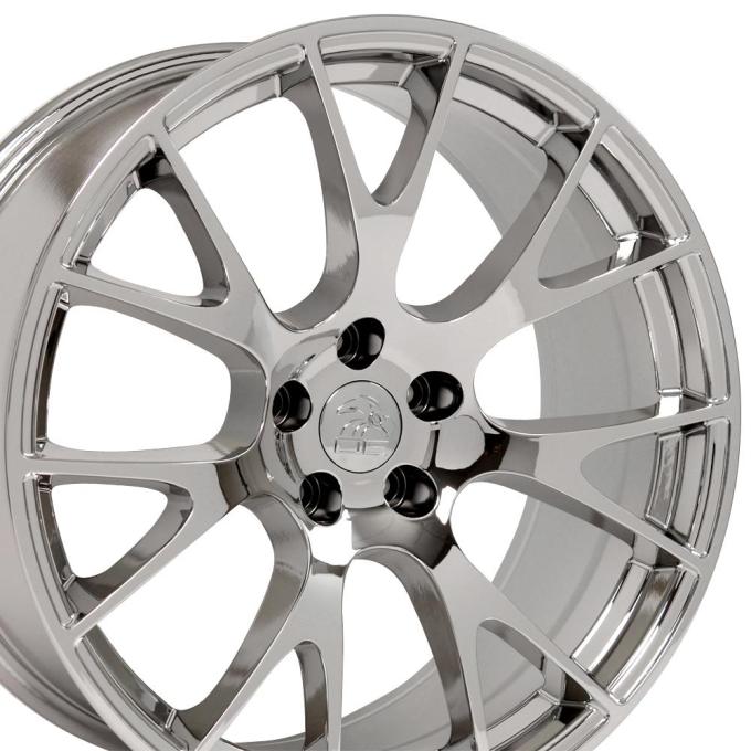 OE Replica Wheels DG69 - 22" Replica Wheel DG69 Fits Dodge RAM Hellcat Rim 22x10 Chrome Wheel DG69-22100-5550-25C