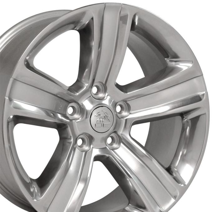 OE Replica Wheels DG65 - 20" Replica Wheel DG65 Fits Dodge RAM Rim 20x9 Polished Wheel DG65-20090-5550-19PS