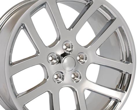 OE Replica Wheels DG51 - 22" Replica Wheel DG51 Fits Dodge RAM Rim 22x10 Chrome Wheel DG51-22100-5550-25C