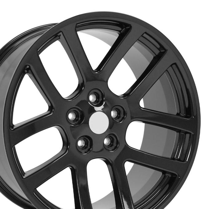 OE Replica Wheels DG51 - 22" Replica Wheel DG51 Fits Dodge RAM Rim 22x10 Black Wheel DG51-22100-5550-25B