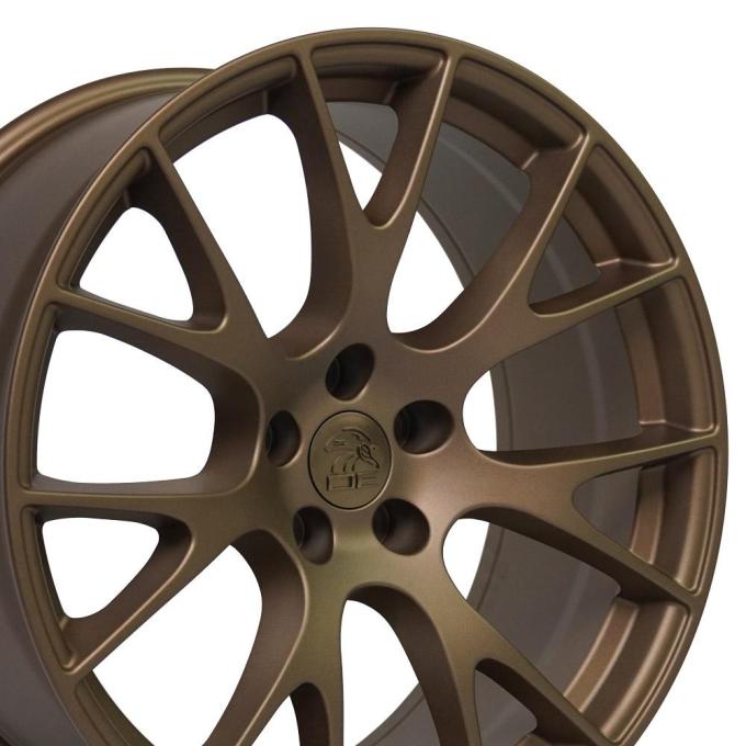 OE Replica Wheels DG15 - 20" Replica Wheel DG15 Fits Dodge Hellcat Rim 20x9 Bronze Wheel DG15-20090-5115-18BR