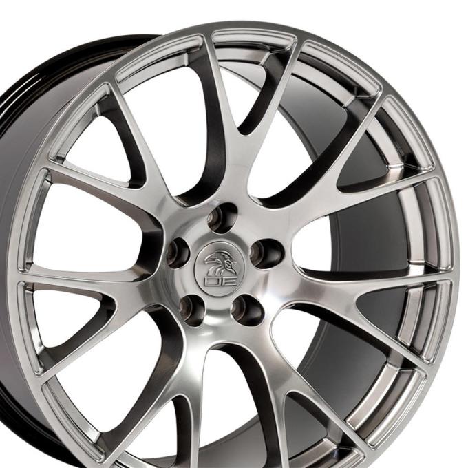 OE Replica Wheels DG15 - 20" Replica Wheel DG15 Fits Dodge Hellcat Rim 20x9 Hyper Wheel DG15-20090-5115-18HB