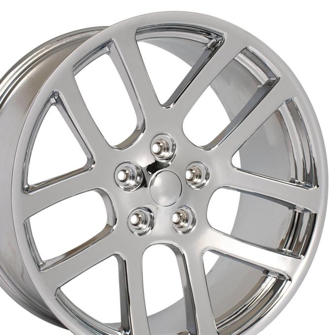 OE Replica Wheels DG51 - 22" Replica Wheel DG51 Fits Dodge RAM Rim 22x10 Chrome Wheel DG51-22100-5550-25C