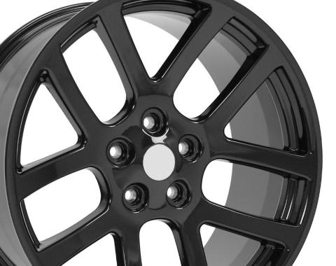 OE Replica Wheels DG51 - 22" Replica Wheel DG51 Fits Dodge RAM Rim 22x10 Black Wheel DG51-22100-5550-25B