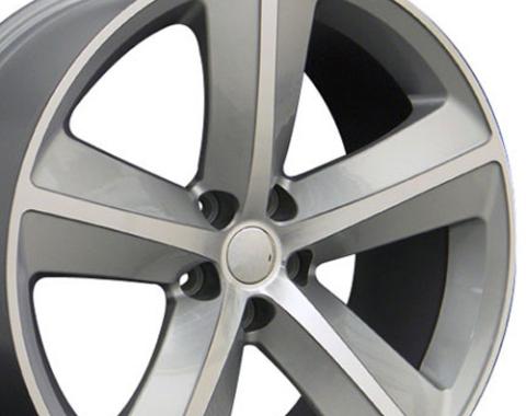 OE Replica Wheels DG05 - 20" Replica Wheel DG05 Fits Dodge Charger SRT Rim 20x9 Silver Wheel DG05-20090-5115-20MS