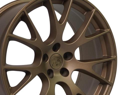 OE Replica Wheels DG15 - 20" Replica Wheel DG15 Fits Dodge Hellcat Rim 20x9 Bronze Wheel DG15-20090-5115-18BR