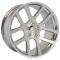 OE Replica Wheels DG51 - 22" Replica Wheel DG51 Fits Dodge RAM Rim 22x10 Chrome Wheel DG51-22100-5550-25C