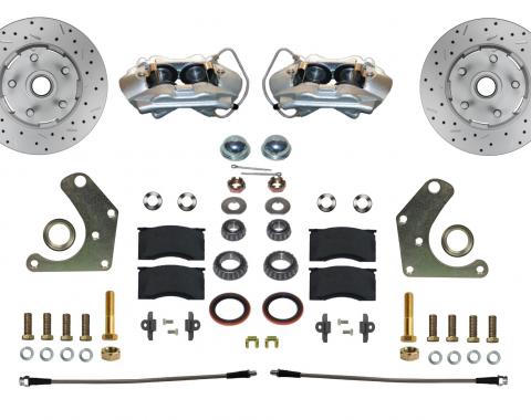 Leed Brakes Spindle Kit with Drilled Rotors and Zinc Plated Calipers FC2003SMX