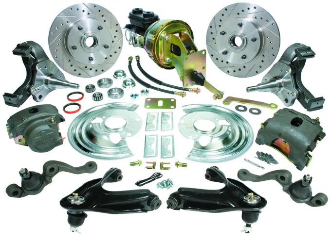 Classic Performance 1963-74 Mopar A-Body, Complete Power Front Disc Kit A6374CBK-S