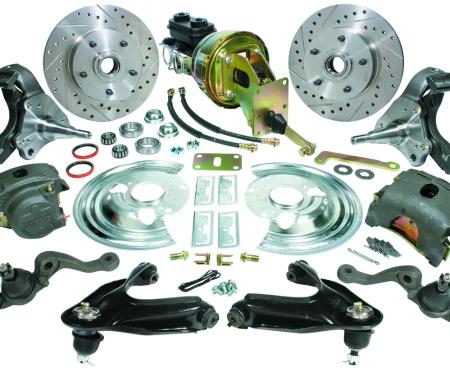 Classic Performance 1963-74 Mopar A-Body, Complete Power Front Disc Kit A6374CBK-S