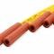 Accel Spark Plug Wire Set, 8mm, Yellow with Orange Straight Boots 4040