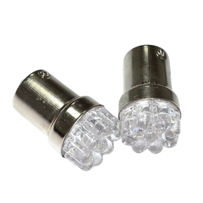 Redline Restomotive® 2 Piece 1156 LED Light Bulbs with 9 Miniature Hyper White LEDs