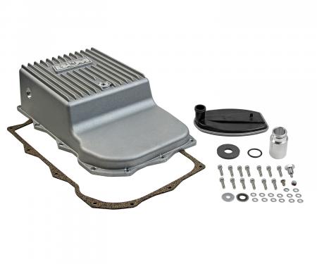 B&M Hi-Tek Deep Heavy Duty Transmission Pan, Aluminum 70395