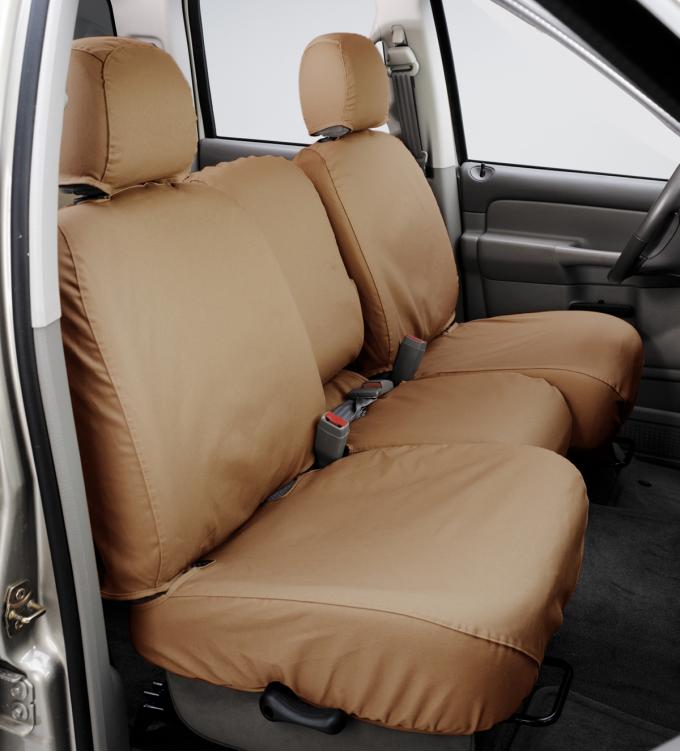 Covercraft 2019-2024 Ram 1500 SeatSaver Custom Seat Cover, Polycotton Tan SS8483PCTN